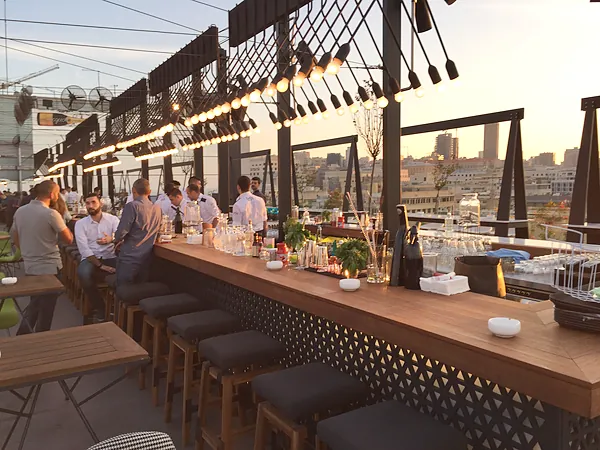 Rooftop bar and club, systems by SIMONIAN Technology