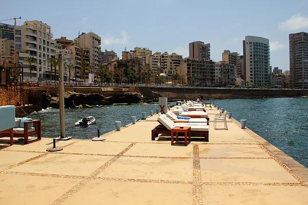 Beach club, systems by SIMONIAN Technology